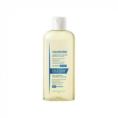 Ducray Squanorm Champô De Cuidado Anticaspa Oleosa