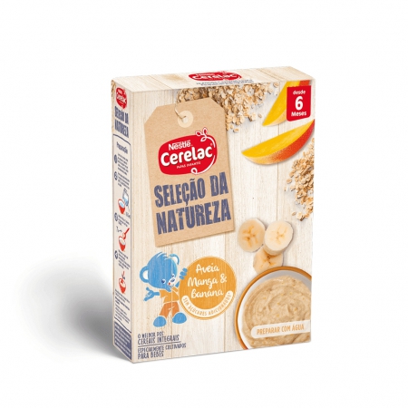Cerelac Cereais Integrais de Aveia Manga e Banana +6M 240gr