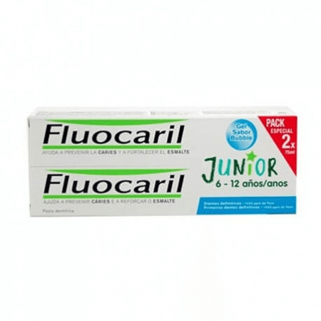 Fluocaril Júnior Bubble 2x75ml