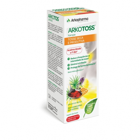 Arkotoss Tosse Seca e Produtiva Xarope Frutos Vermelhos