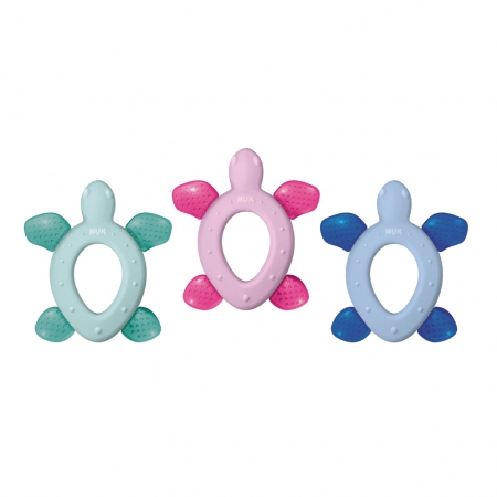 NUK Anel de Dentição Tartaruga +3m