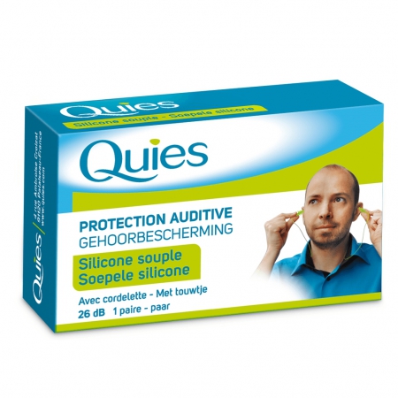 Quies Tampões de Silicone com Fio