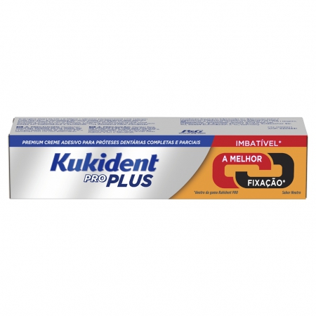KUKIDENT PRO DUPLA AÇÃO CREME FIXATIVO Bisnaga - 1Un - 40 g