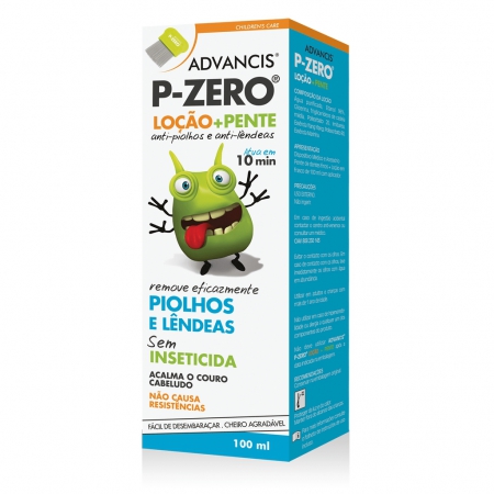 Advancis P Zero Locao Piolhos+Pente