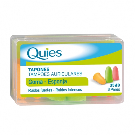 Quies Tampões Auriculares Esponja