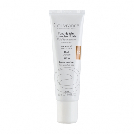 Avène Couvrance Base Fluida Corretora Dourado