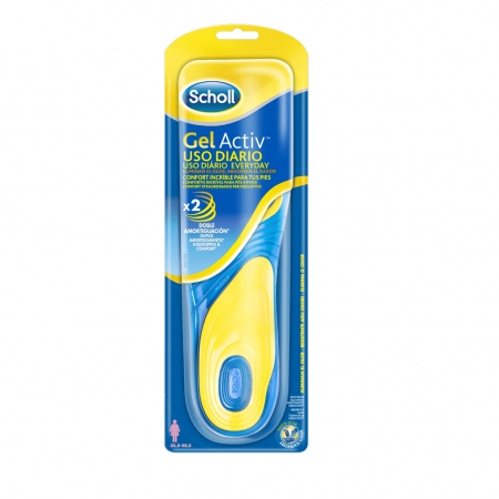 Scholl Gelactiv Palmilh Uso Diar Mulher x2