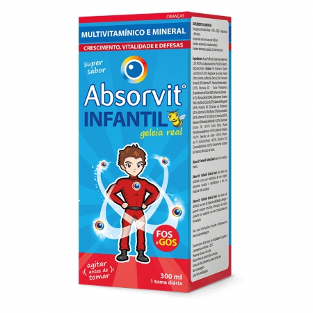 Absorvit Infantil Geleia Real Xarope