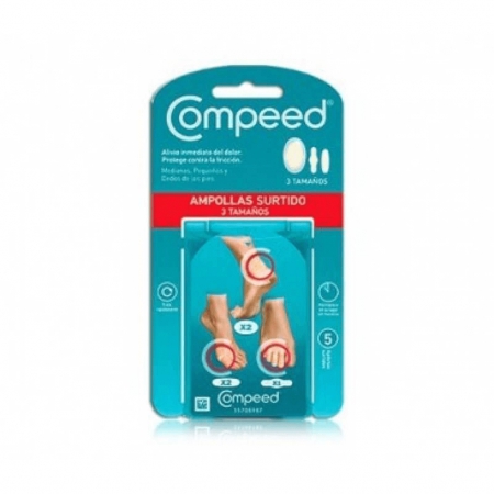 Pensos Compeed Bolhas diferentes formatos