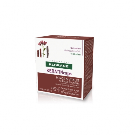 Klorane Keratincaps para cabelo com todos os tipos de queda