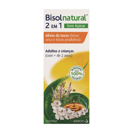 Bisolnatural 2em1 Xar S/Açúcar 120ml