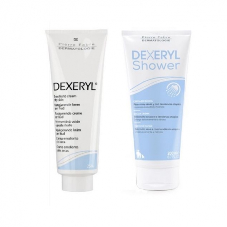 Dexeryl Creme Emoliente 250g + Creme de Banho 200ml