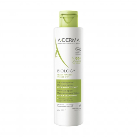 ADerma Biology Leite Desmaquilhante Hidra Limpeza