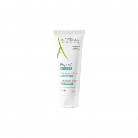 ADerma PhysAC Hydra Creme Rosto Hidratante Compensador pele oleosa com tendência acneica