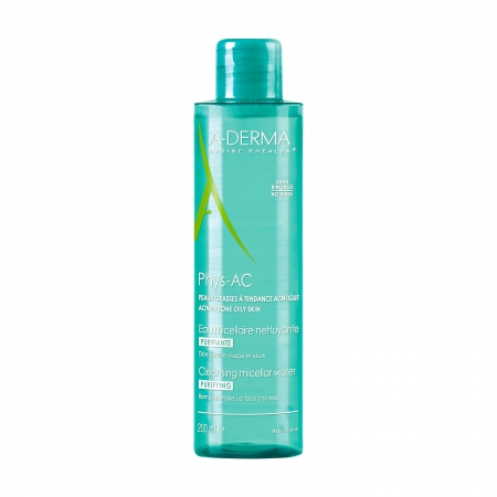 ADerma PhysAC Água Micelar Purificante pele oleosa com tendência acneica