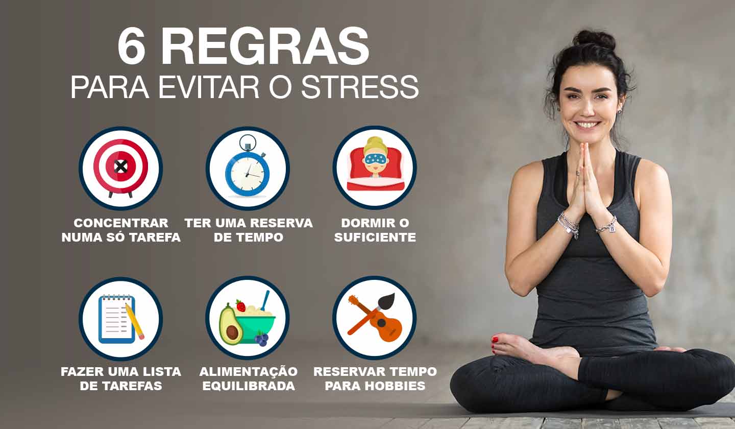 6 regras para evitar o stress