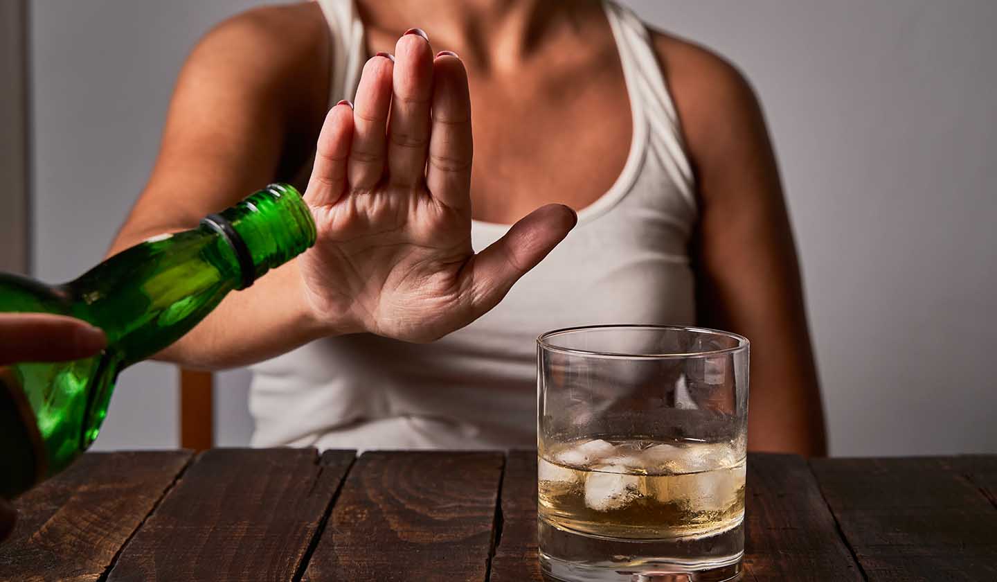 Evite o consumo de bebidas alcoólicas