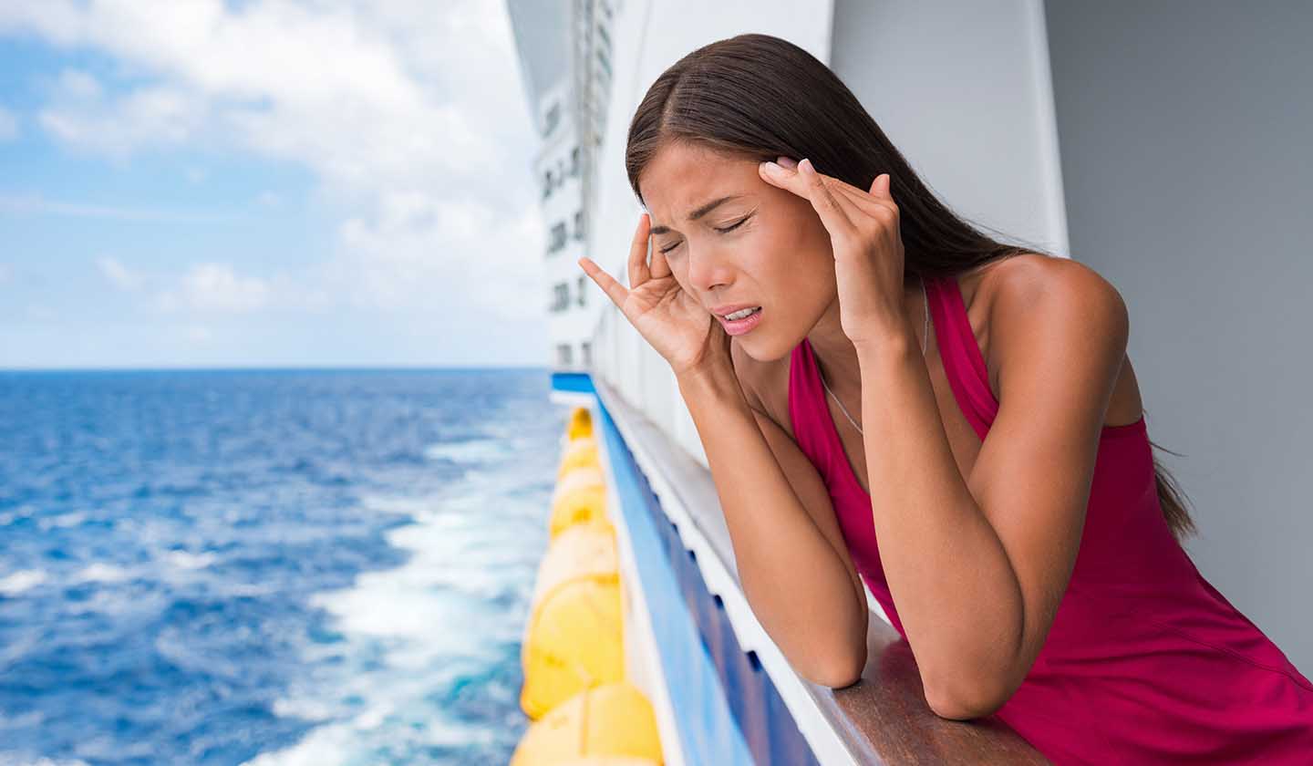 Enjoos de viagem - por mar