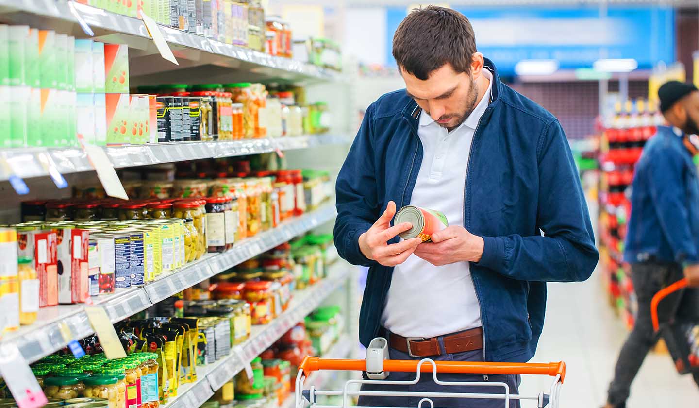 Atenção aos rótulos dos alimentos