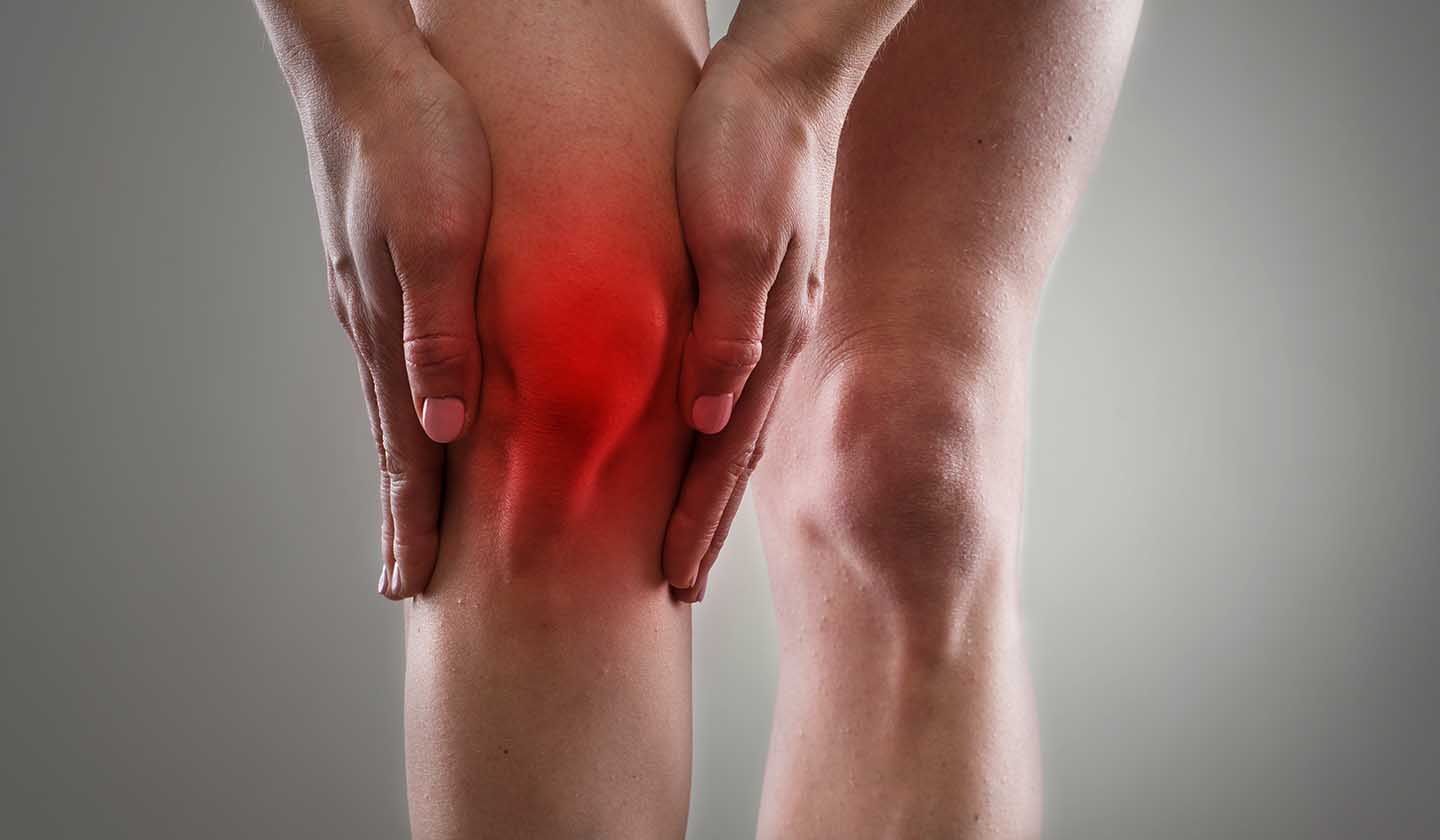 Dores e inchaço intensos no joelho