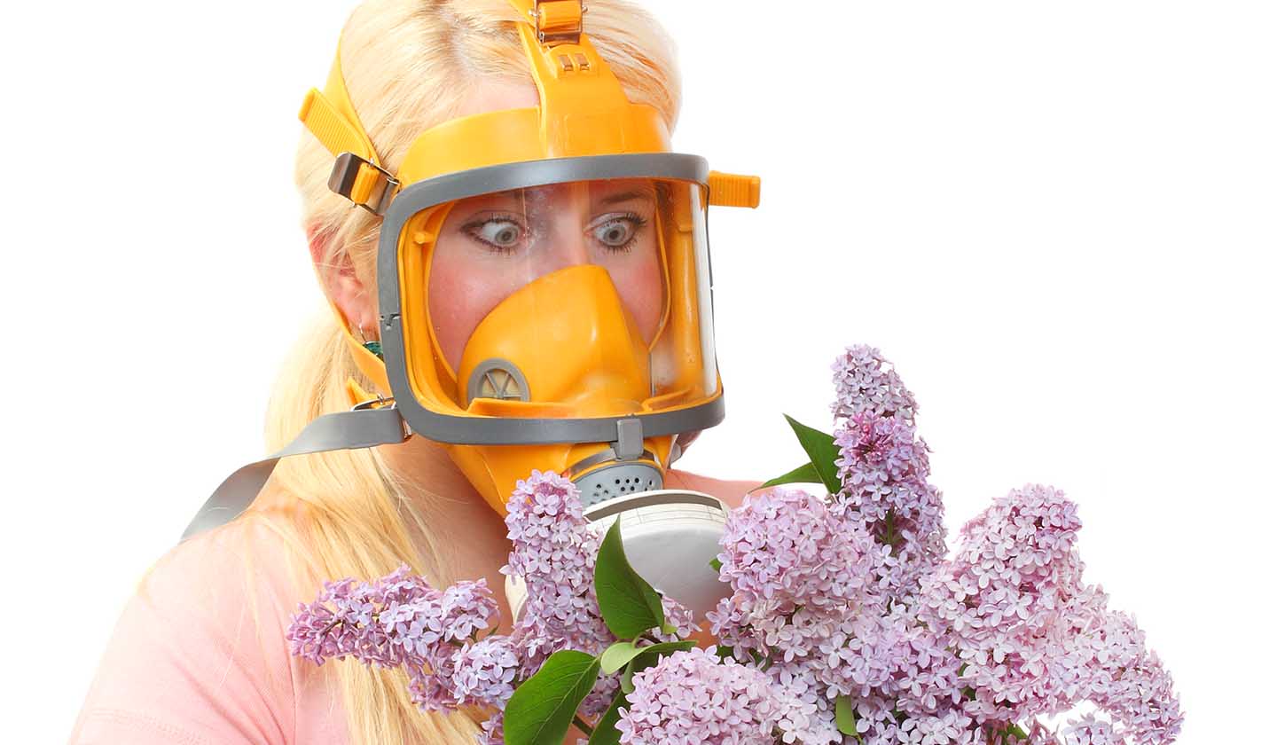 Difícil suportar níveis elevados de pólen