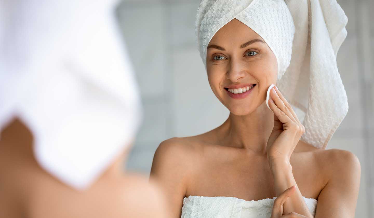 Limpeza diária do rosto