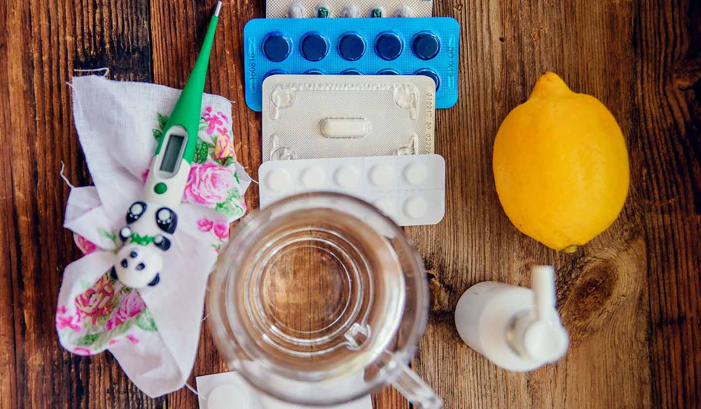 Tratamento da gripe e constipações