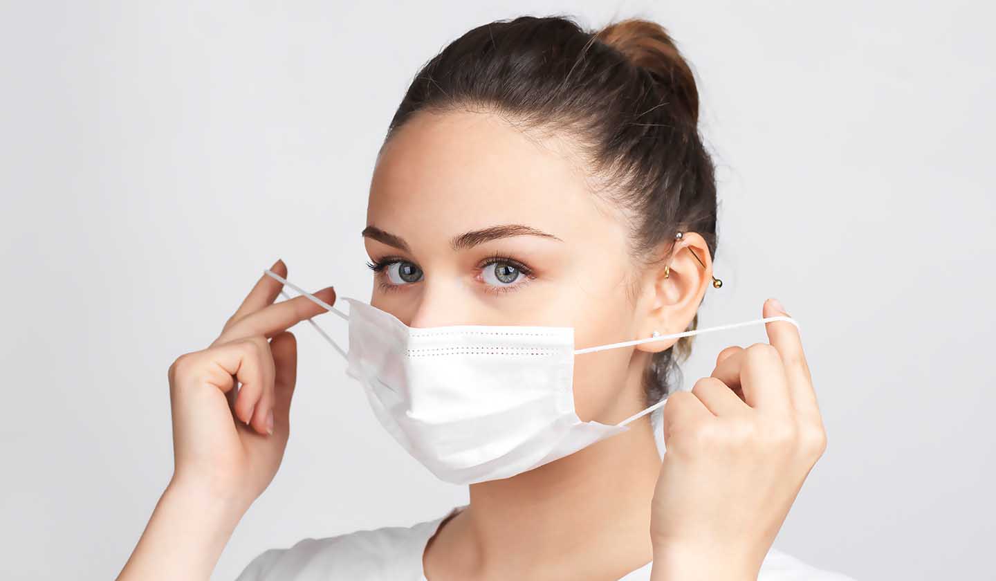 Colocar uma máscara